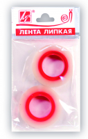 Клейкая лента Луч канцелярская 18мм х 30м 2 шт.