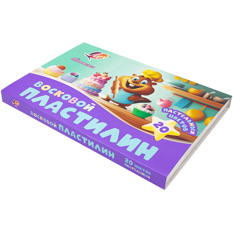 Пластилин Луч "Фантазия" пастельный 20 цветов х 15 гр. + стек, артикул 35С 2292-08 Пластилин Луч "Фантазия" пастельный 20 цветов х 15 гр. + стек, артикул 35С 2292-08