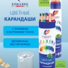 Карандаши цветные Луч Классика деревянные в тубусе с точилкой 12 цветов Карандаши цветные Луч Классика деревянные в тубусе с точилкой 12 цветов
