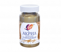 Краска акриловая Луч металлик золотая 100 мл