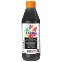 Гуашь Луч Классика черная 500 мл