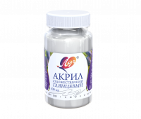 Краска акриловая Луч художественная глянцевая белая 100 мл