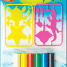 Пластилин плавающий Луч 6 цветов х 14 гр. + основа для фигурок 2 шт., арт. 23С 1435-08