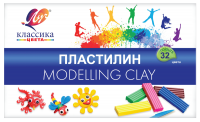 Пластилин Луч Классика 32 цвета х 20 гр. + стек